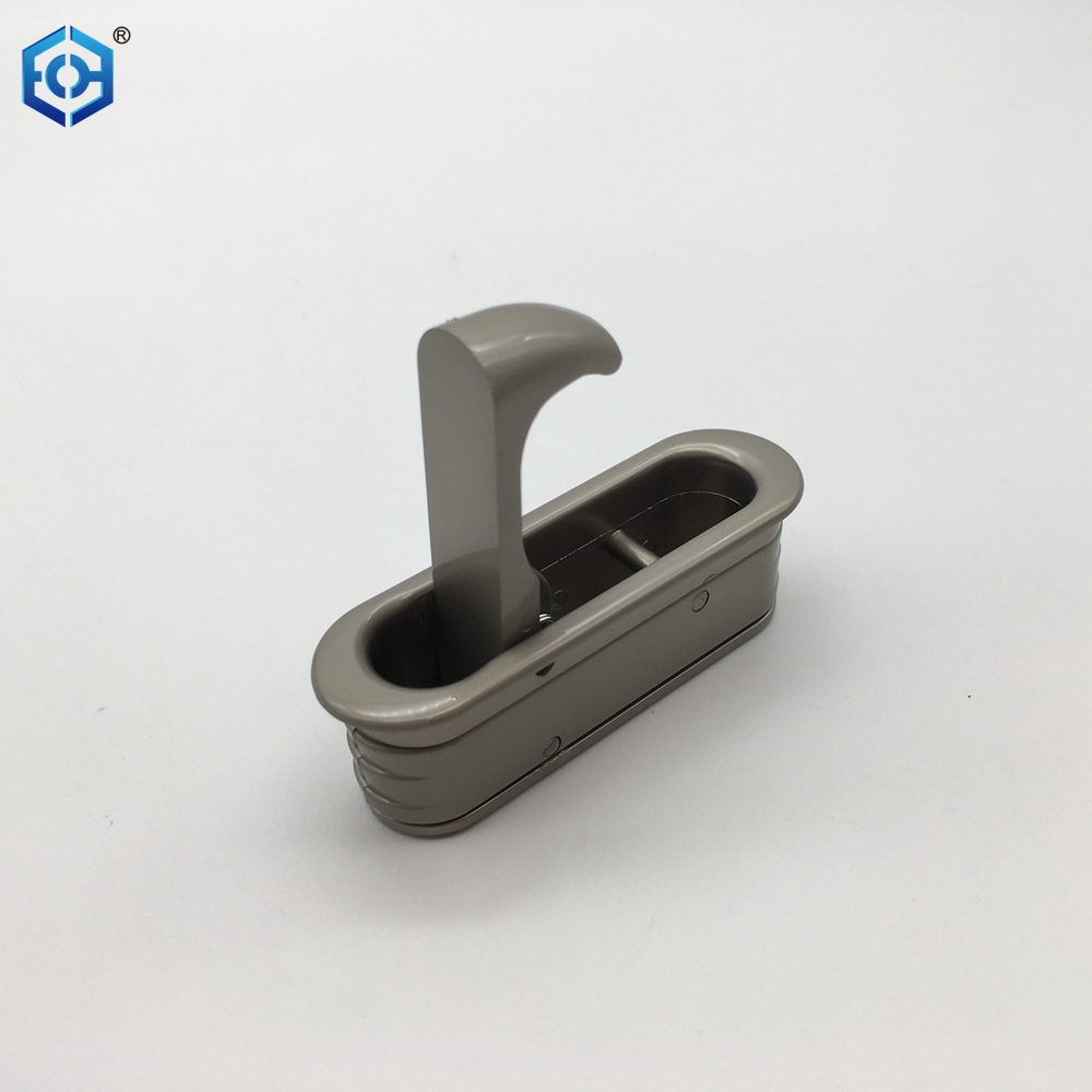 Satin Nickel Zinc Alloy Wall Mount Wall Mounted Concealed Coat Hook