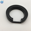 Black Zinc Alloy Round Conceal Ring Furniture Pull Handle Door Drawer Finger Pull Knobs Ring Pull