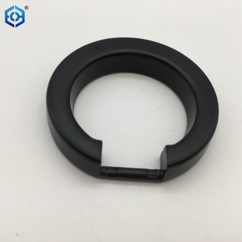 Black Zinc Alloy Round Conceal Ring Furniture Pull Handle Door Drawer Finger Pull Knobs Ring Pull