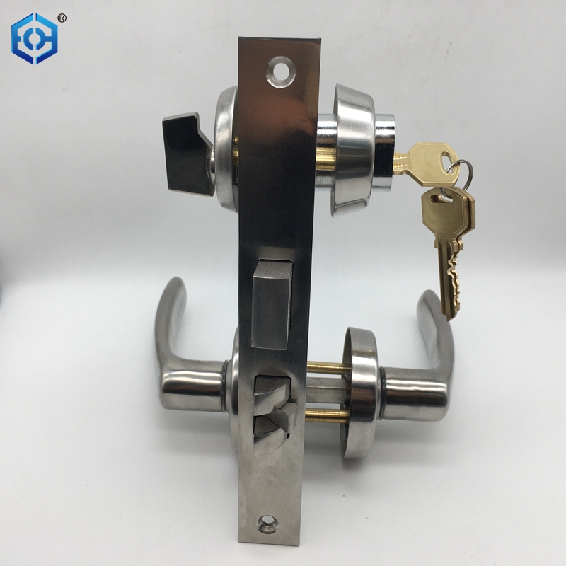 Marine Cylinder Mortise Lock with Lever Handles Lock