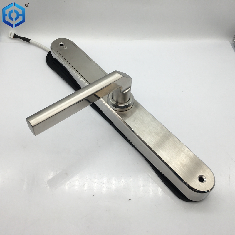 Waterproof European Style TTlock Bluetooth Fingerprint Access Electronic Smart Door Lock For Aluminum Glass Door