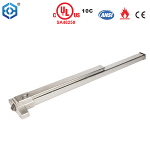 UL Listed Stainless Steel Push Bar Panic Exit Device with Exterior Lever