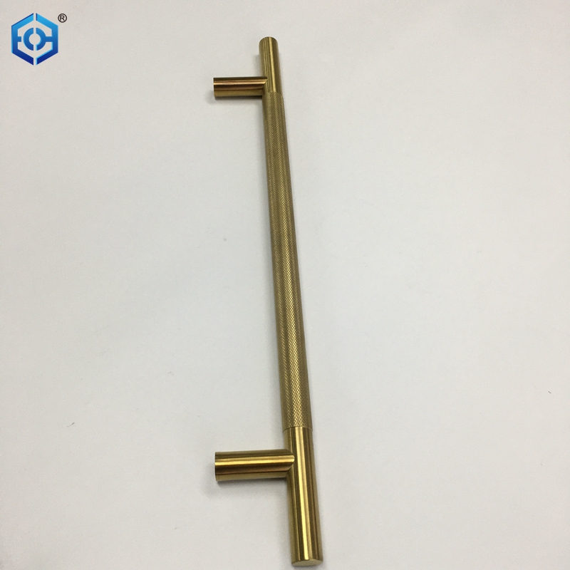knurled t bar pull handle