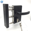 Black Stainless Steel Small Surface Mounted Ornamental Palisade Gate Lock