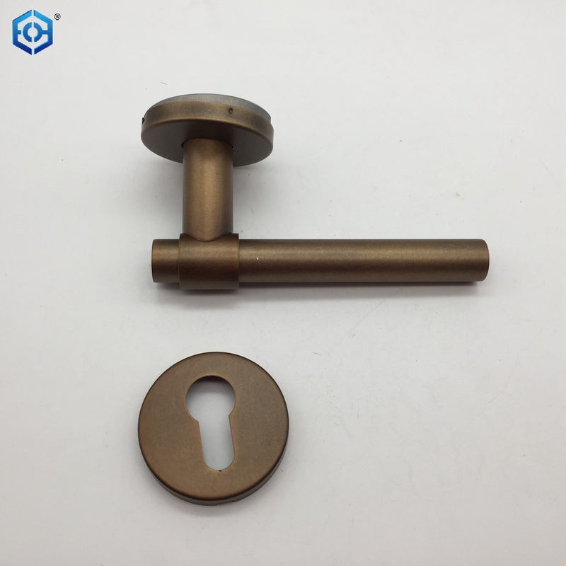 Special Finishes Modern Antique Bronze Stainless Steel Interior Door Lever Handle Lock Set