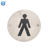 Stainless Steel Wall Sticker Male Female Restroom Signs Men Women Bathroom Plaques For Door