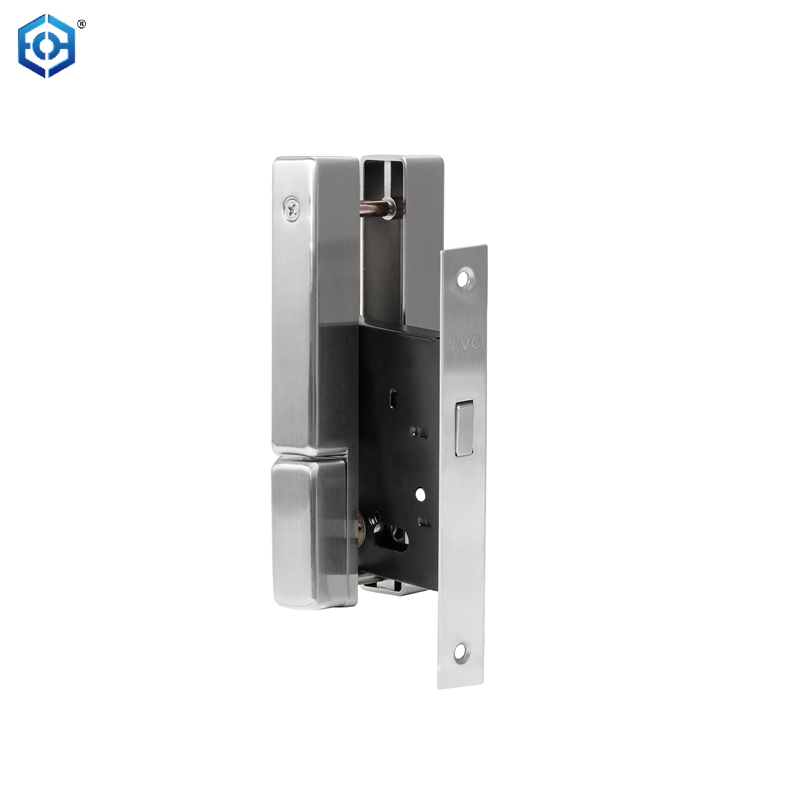 New Sliding Door Lock Sliding Door Wooden Door Bathroom Bedroom Double-sided Spring Embedded Folding Door Hook Clasps