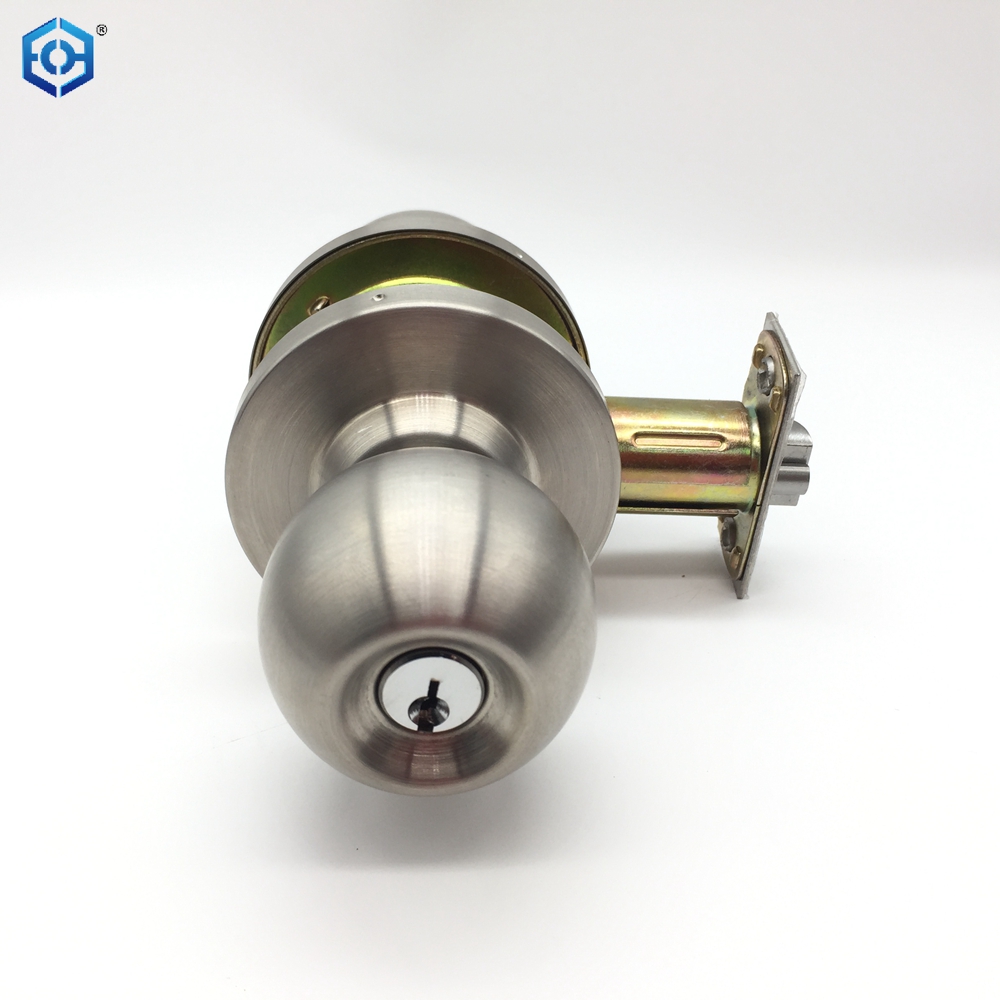 Stainless Steel Heavy Duty Commercial ANSI A156.2 Grade 2 Cylindrical Knob Lock