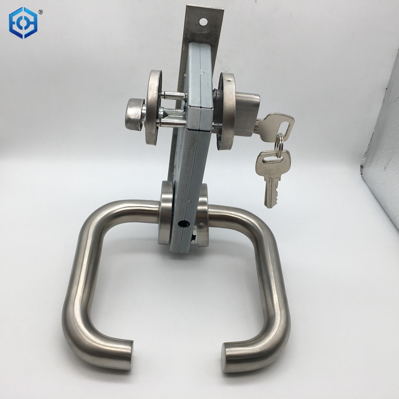 Stainless Steel Aisle Door Fire Lock Can Be Installed on Both Sides Suitable for Thickness 1.37-2.16 Inches Door