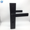 Black Stainless Steel Interior Door Handlesteel Plate And Zamak Handles