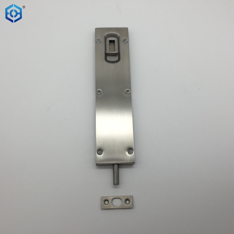 Double Door Flush Bolt Stainless Steel Security Door Lock Easy To Install Bathroom