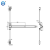 Grade 1 Commercial Concealed Vertical Rod CVR Panic Exit Door Hardware 