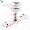 Folding Door Pulley Sliding Doors Hanging Wheel for Active Wall Partition Silent High Load-bearing 100kg