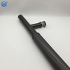 Grey Stainless Steel Knurled T Bar Single Single Glass Door Pull Handle