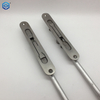 Silver Stainless Steel Concealed Heavy Duty Slide Bolt Lock with Aluminum Rod