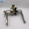 Heavy Duty Brushed Chrome Grade 1 Commercial Cylindrical Entry Door Handle with Lock and Clutch Function