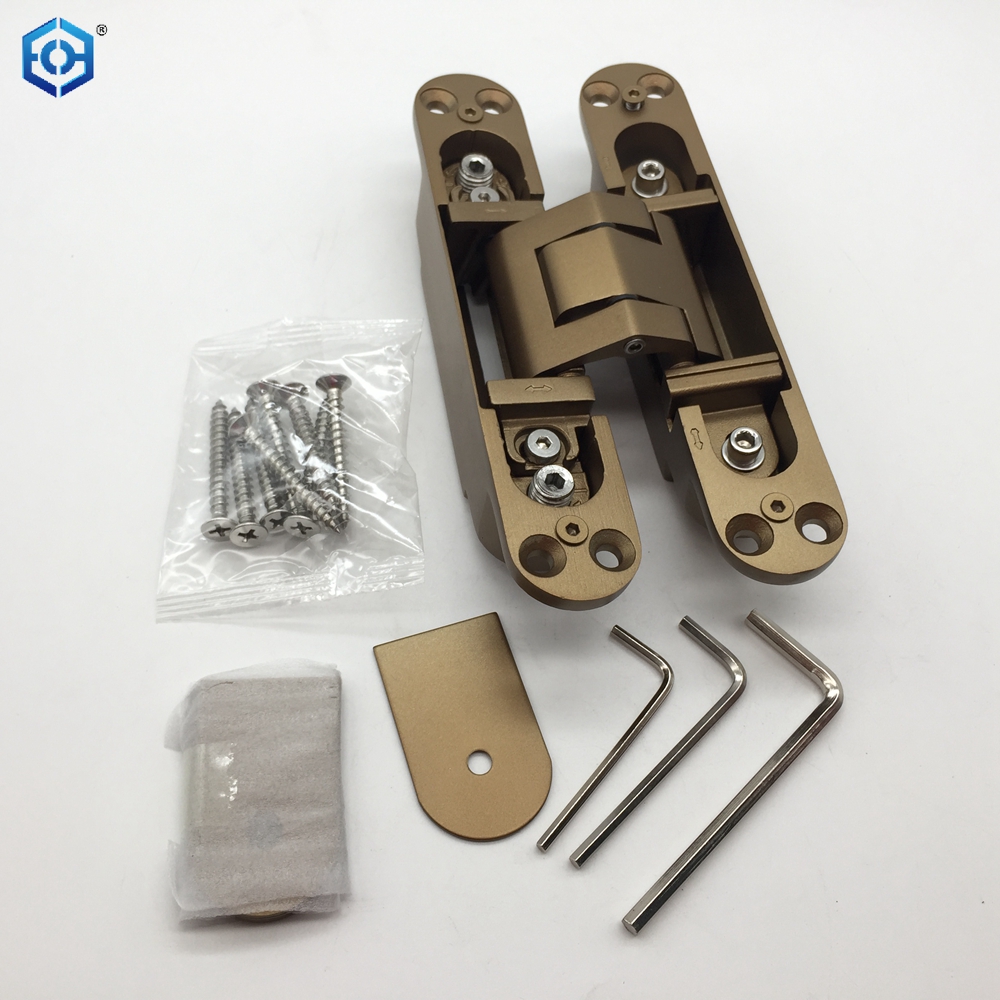 120kg AC Stainless Steel 3D Adjustable Concealed Hidden Door Hinge