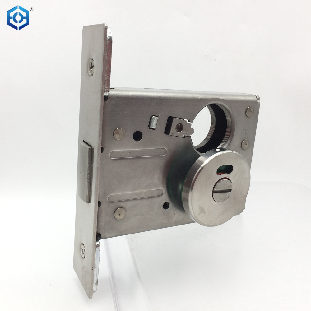 American Style Stainless Steel ANSI Small Mortise Deadbolt Lock with Indicator