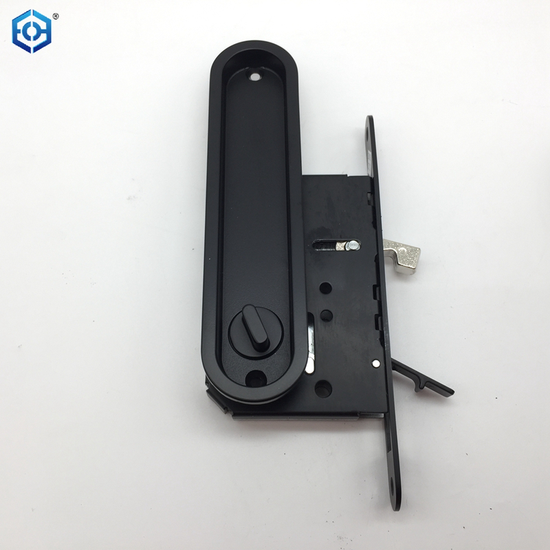 Zamak Satin Nickel Finish Privacy Sliding Door Lock