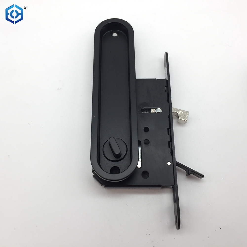 Zamak Satin Nickel Finish Privacy Sliding Door Lock