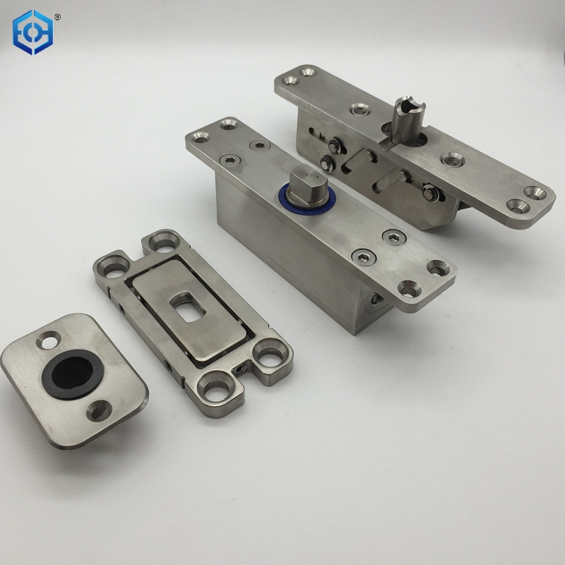 Stainless Steel Bathroom Offset Door Center Hardware Fittings 500kg Floor Spring 360 Degree Rotating Sky Axis Door Hinge