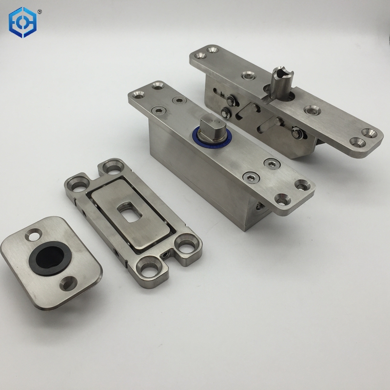 Stainless Steel Bathroom Offset Door Center Hardware Fittings 500kg Floor Spring 360 Degree Rotating Sky Axis Door Hinge