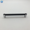 Square Black And Chrome Brass Cabinet Handle Kitchen Drawer Pulls