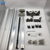 Hidden Wooden Door Ghost Track Hardware Sliding Slide Rail Kit with 80kg Load Capacity