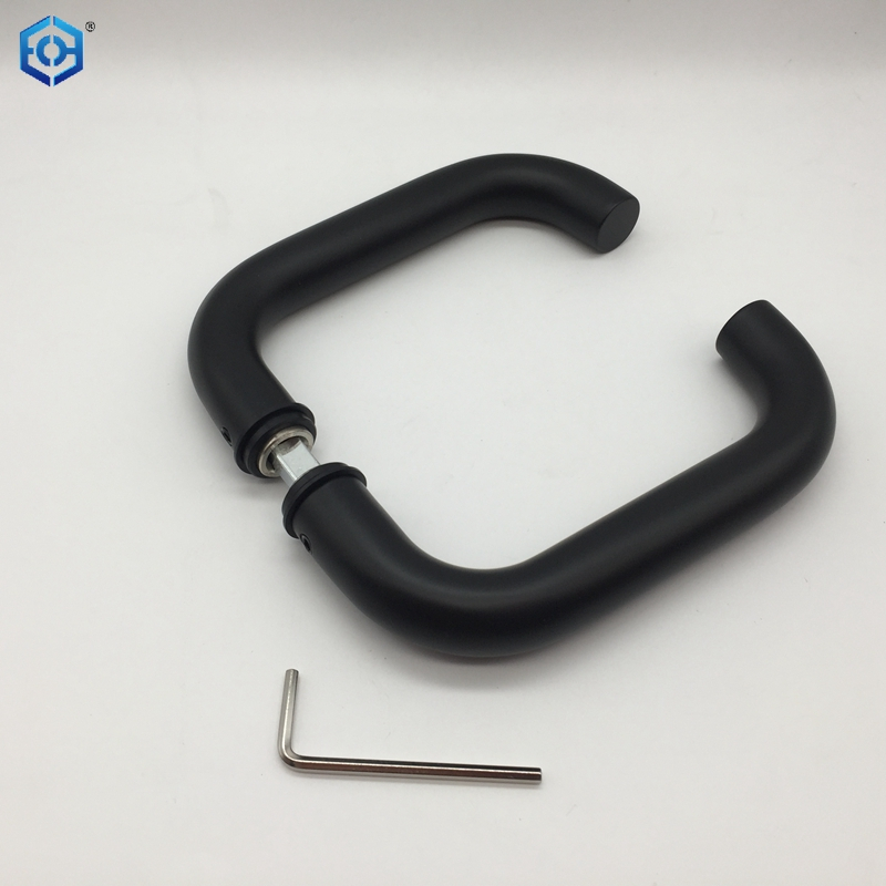 SSS Or Black Stainless Steel Door Handle for Narrow Aluminum Frame Door