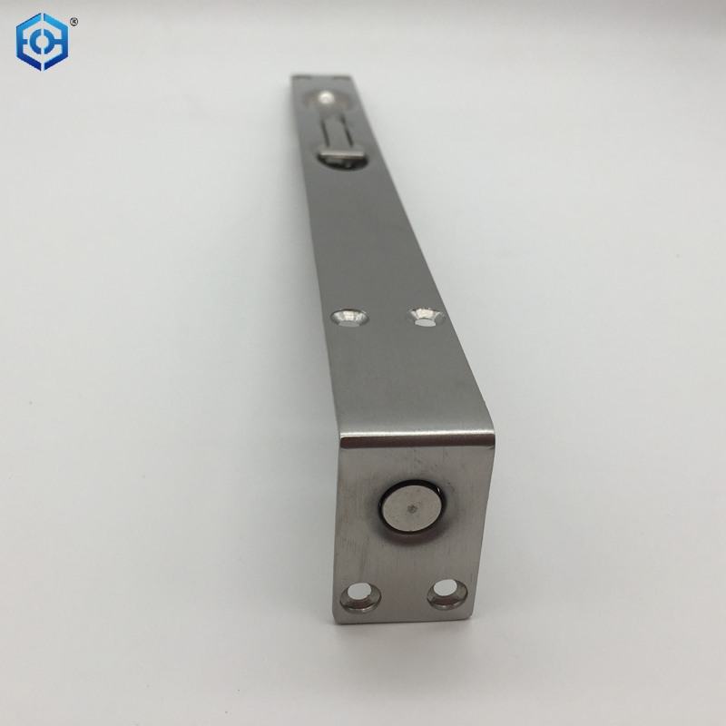 Lever Action Flush Bolt for French Doors 300 X 25mm Satin Stainless Steel