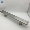 Square Glass Door Handles Stainless Steel Single Sided Door Sliding Pull Handle