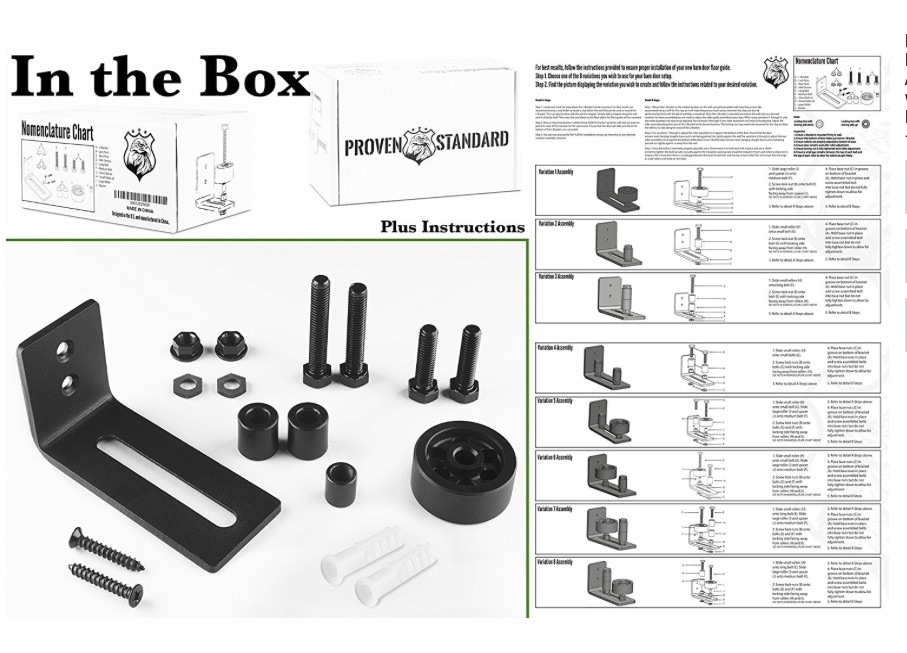 Barn Door Floor Guide Stay Roller