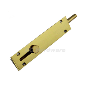 Asec AS3355 Brass 25mm Straight Barrel Bolt 152mm Long For Securing a Door/Gate 