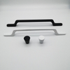 Aluminum Profile Black Or Silver Furniture Cabinet Drawer Handle And Pull Knob 