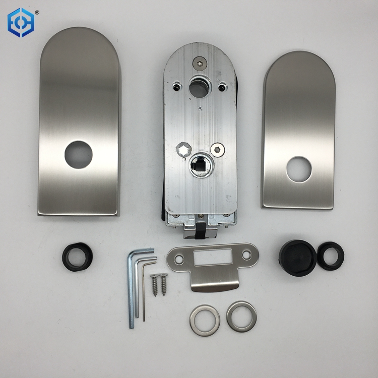 automatic glass door lock