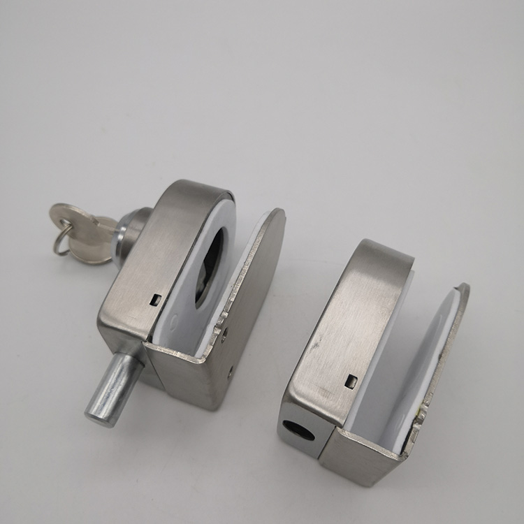 Factory Supply Frameless Single Side Glass Door Center Lock with Key for Double Glass Door Buy