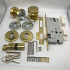 Golden PVD Stainless Steel Door Knob Lock Set Door Lock Body Mortise Lock Knob Lock Cylinder Lock