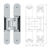  concealed 3d door hinge adjustment stainless steel door hinges