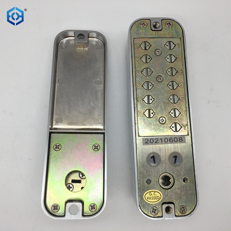 combination push button lock