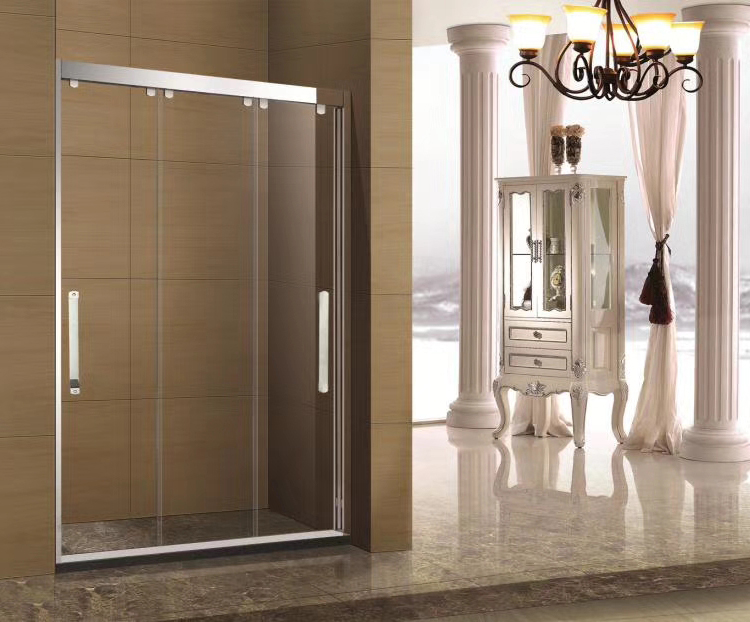 New design Sliding Bolding Bathroom Door With Stainless Steel Accessories