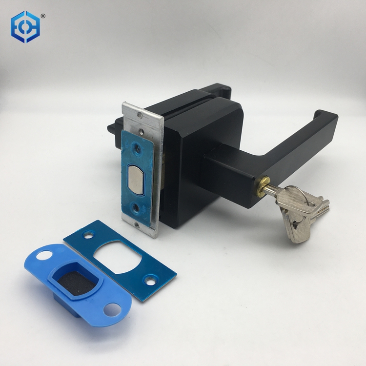 Slim Frame Glass Door Handle Lock