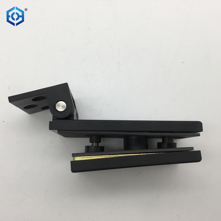 Silver Glass Door Hardware Aluminum Wall To Glass Door Pivot Hinge