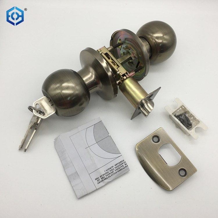 AB Stainless Steel Keyed Entry Door Knob Lock Set