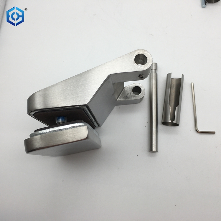 glass door hinge metal