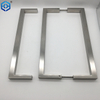 Silver Square Stainless Steel D Type Glass Door Handle Pipe Pull Handle for Glass Door Handle 
