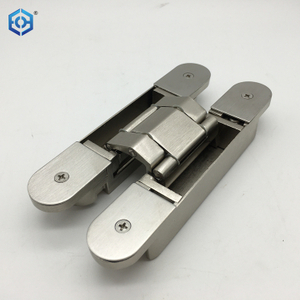 3D Adjustable Concealed Hinge for 60kg Load Capacity Door Invisible Hinge Zinc Alloy 180 Degree Opening Hinge Manufacturer