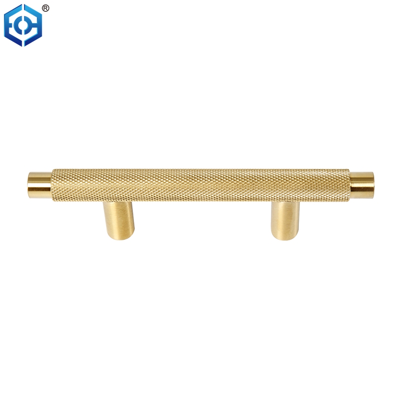 Brushed Brass Kitchen Cabinet Handles Knurled Cabinet Pulls Gold Drawer Pulls Kitchen Hardware