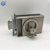 Extremely Narrow Frame Indoor Bathroom With Key Shifting Door Lock 16 Narrow Side Glass Door Lock