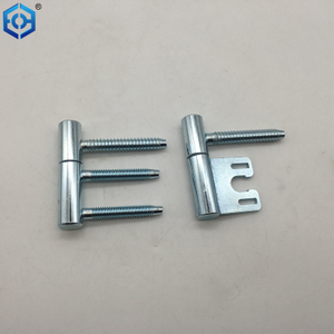 SN-TEC Standard Silver Light Nickel-Plated Door Hinge for Wooden Doors with Steel Frames 