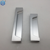 Silver Aluminum Finger Edge Pull Embedded Invisible Concealed Handle for Wardrobe